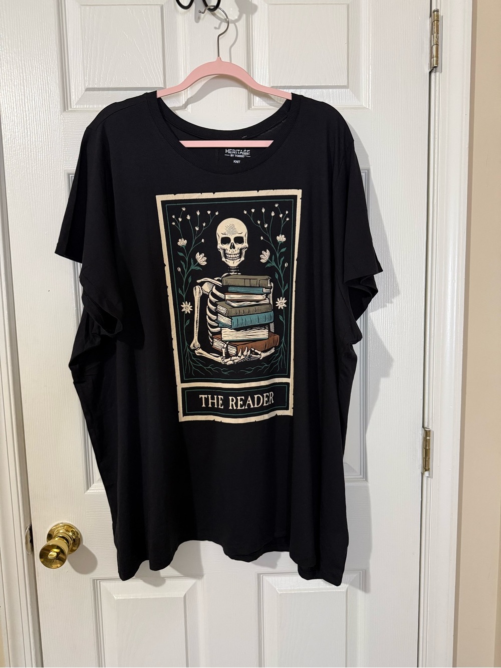 NWOT Torrid Heritage Tarot The Reader Skeleton Tee 5X